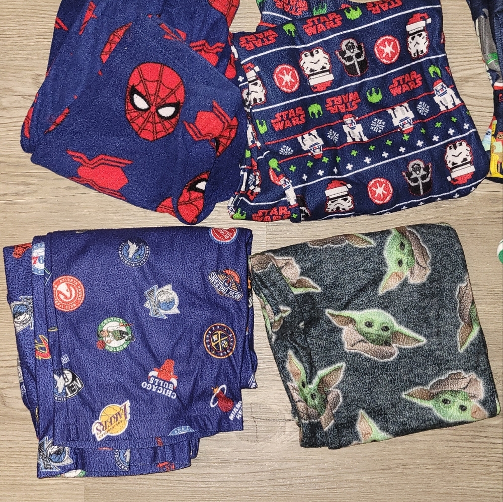 Lot of winter pajamas